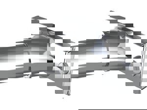 5 FT OVAL CRVD SHWR ROD SS *CONTOU